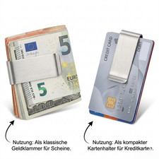 Geldscheinklammer Edelstahl