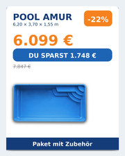 GFK Pool 6,2x3,7x1,55