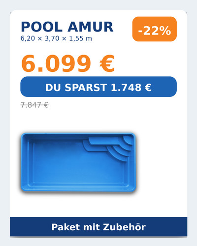 Gfk pool 2x3 - gfk,