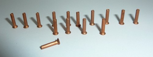 Stück kupfer nieten - 65,