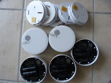 5 x Hekatron Rauchmelder Genius H-B weiß incl. Halterung Klebepad abgelaufen