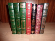 7+1 x Franklin Bibliothek Ottobrunn bei München - Ledereinband - Prachtausgabe