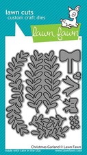 Lawn Fawn, lawn cuts/ Stanzschablone, christmas garland