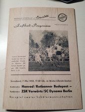 Programmheft Fußball Honved
