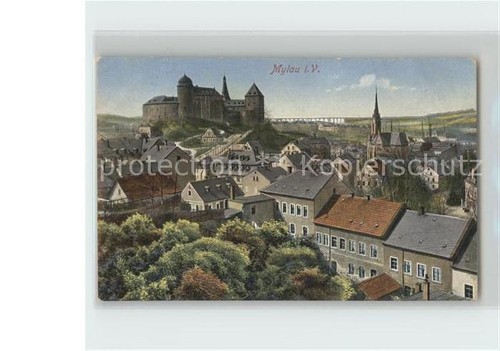 Mylau blick zum - mylau, kaiserschloss