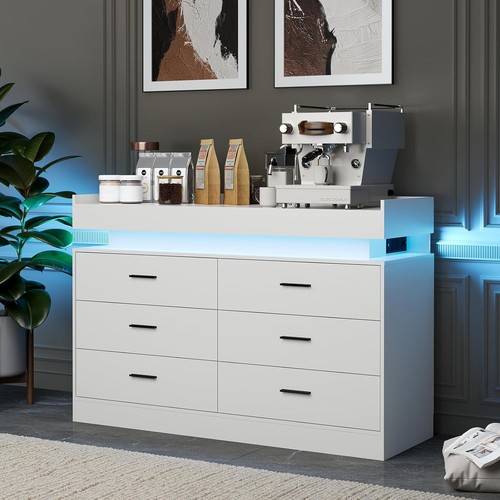 Coffee bar cabinet with led - coffee,