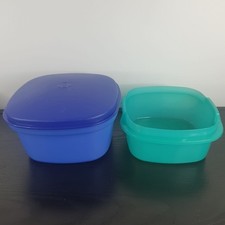 Tupperware Siebservierer blau