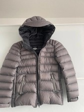 Daunenjacke Eddie Pen  Gr. 128 grau  mit Kapuze  für Jungen