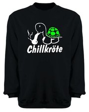 Chillkröte Sweatshirt Fun Pullover  Bong marihuana Joint smoke weed Gras Hooded