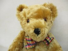 x-21886	Vintage Hermann Hirschaid Teddy Bär mit Holzwollstopfung,Glasaugen