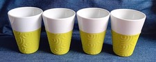 Herstal  - 4 Becher - Porzellan mit Silikon