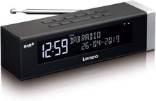 Lenco DAB+ Radiowecker CR-630 BK, Stereo-Uhren-Radio - schwarz, Neu, OVP
