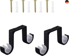 2 Stück Gardinenstangenhalter