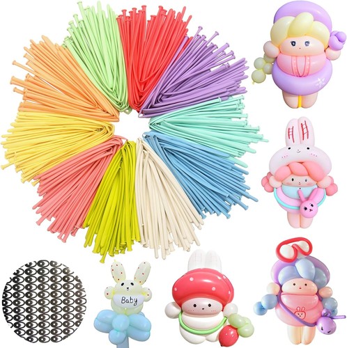 Modellierballons 260q bunt 200 - modellierballons,