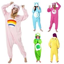 Glücksbärchi Tier-Kostüme Karneval Fasching Onesie Jumpsuit Einteiler Overall