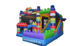 Hüpfburgverleih, Fun Hüpfburg Baustein, Kindergeburtstage, Feiern,nur Vermietung