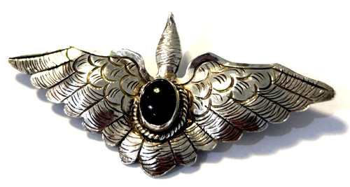 Fliegender vogel gans - vogel, brosche