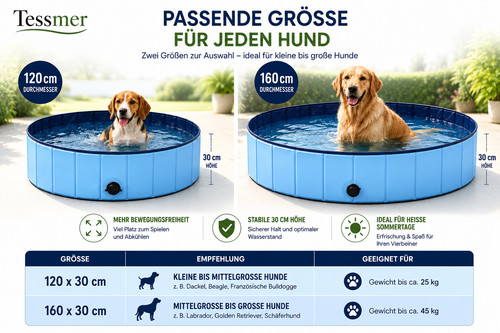 Hundepool hunde pool faltbar - hundepool,