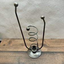 Vintage Metall Kerzenhalter Spirale Metall-Design Retro