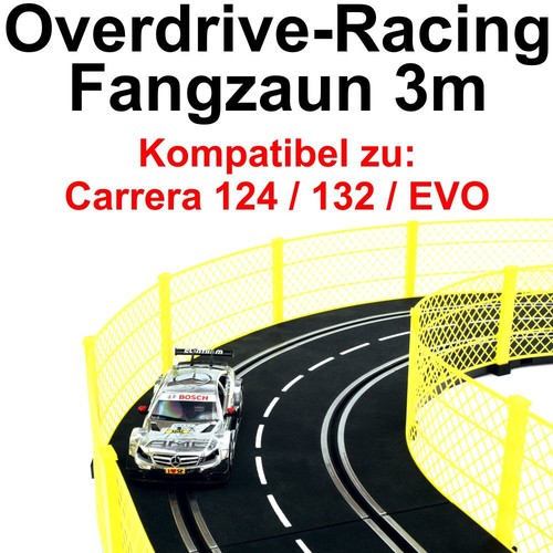 Zaun gelb für carrera - 3m,