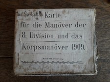 Manöverkarte Karte WW1