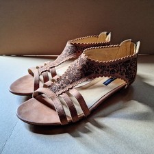 Sandalen(echtes Leder)in camel