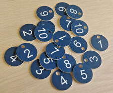 20 lasergravierte Zahlenscheiben perfekt für Tisch, Etiketten, Schließfach, Pub, Restaurant
