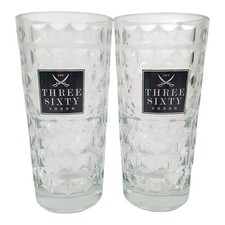 Three Sixty Vodka Gläser 0,3l 2 Stück Longdrink unbenutzt