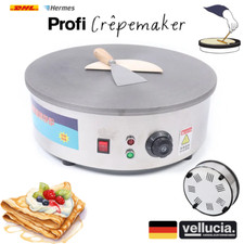 PROFI Crêpe Maker 3000W 45cm🥞Gastro Edelstahl Grillplatte Pfannkuchen Crepes