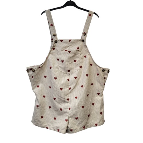 Shein beige rot herz - beige,