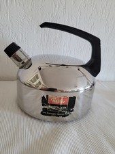 Fissler sepura Flötenkessel, Wasserkocher,Silber,18/10 Edelstahl, Retro, 2 L,Top