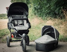TFK joggster Adventure Kinderwagen Buggy Sportwagen Luftreifen Handbremse