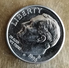 One Dime 1996 D Stempelglanz