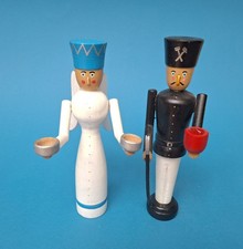 Engel und Bergmann gedrechselt