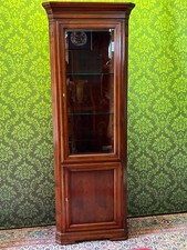 Biedermeier Vitrine Eckvitrine