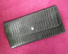 Original DDR Kellnerbörse Rindleder schwarz Geldbörse Geldbeutel Portemonnaie