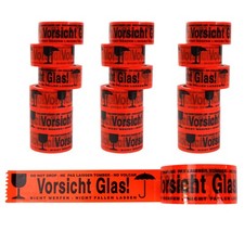 Klebeband Vorsicht Glas 66m