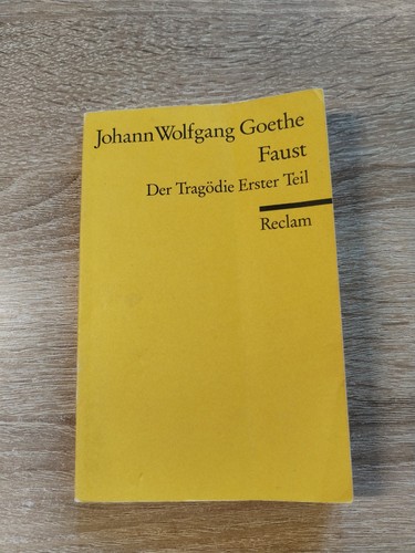 Faust der tragödie erster - der,