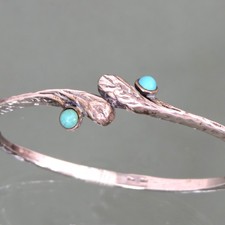 Silber Armreif Türkis
