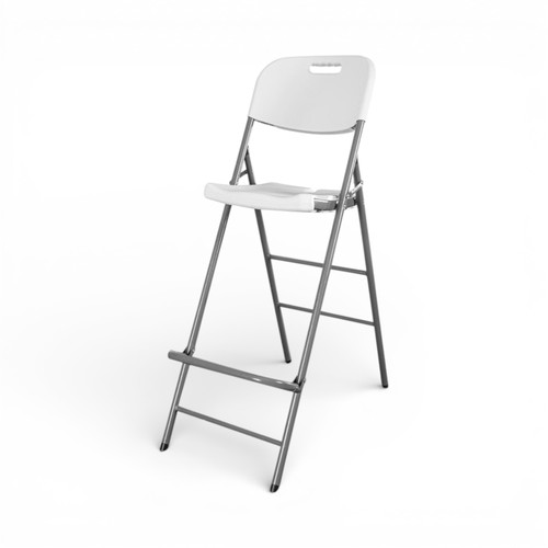 Klappstuhl hoch weiss - hoch,