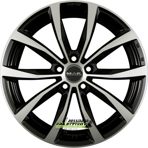 Mak wolf black - black, 8x20