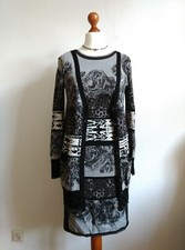 Marccain 70% Wolle Twin-Set N3 38 M Strickjacke Strickkleid Marc Cain