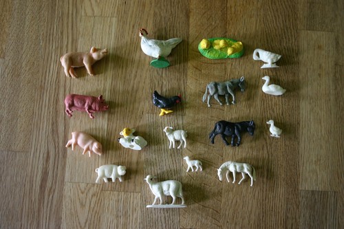 Konvolut kunststoff tiere - konvolut,