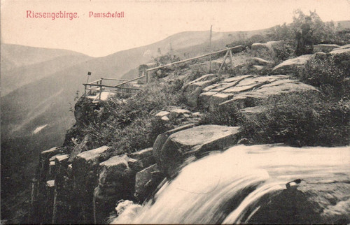 Riesengebirge pantschefall - ak,