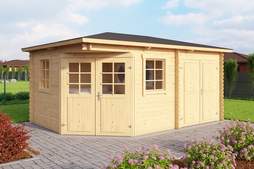 Gartenhaus holz 28mm lasita - holz,