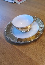 Sammeltasse 2-teilig Gold