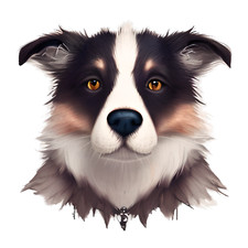 Border Collie Auto Aufkleber