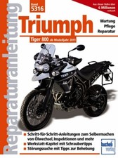 REPARATURANLEITUNG Triumph Tiger 800 ab 2011 Reparatur/BUCH Handbuch Wartung