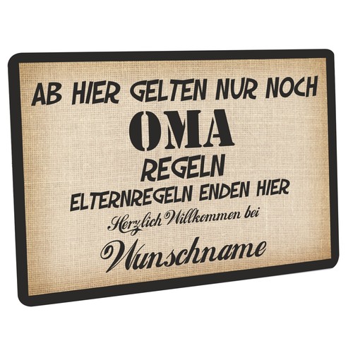Fussmatte hier gelten nur - ab,