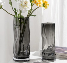 Moderne wellen glasvasen - wellen,